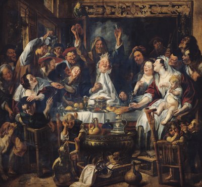 The King is Drinking by Jacob Jordaens
